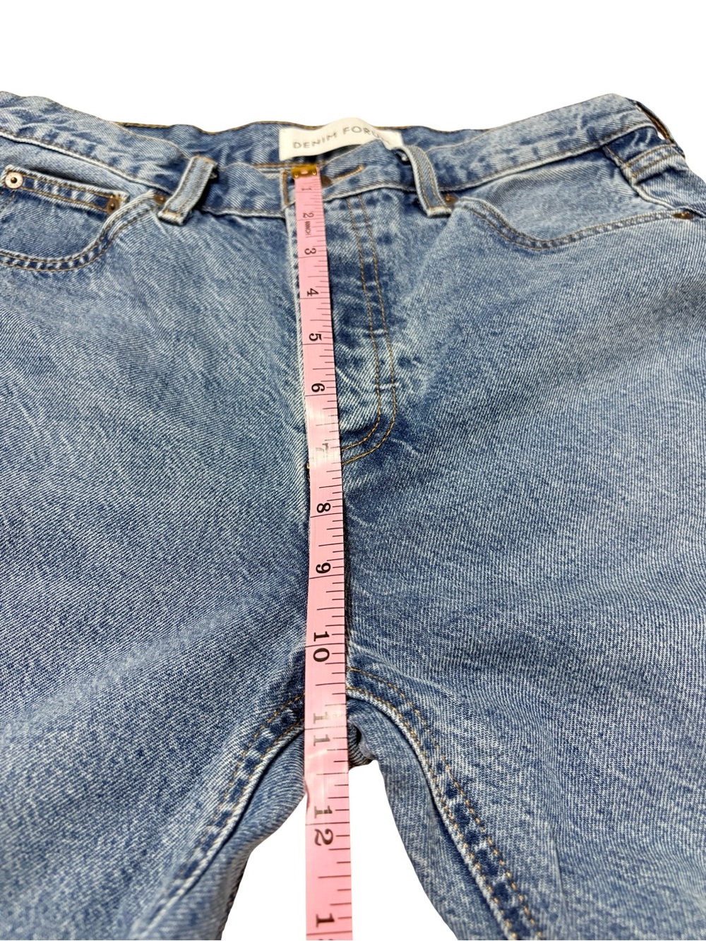 Denim Forum The ’90s Vintage Mid-Rise Wide Jeans 26 - Picture 7 of 9